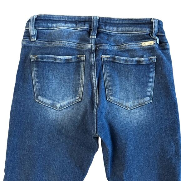 KanCan Mid Rise Ankle skinny Jeans Women's size 26 Button down Bodycon Grunge - Picture 12 of 13